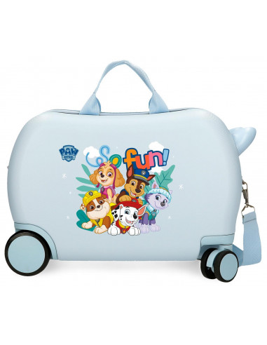 2191025 ABS ROLLING SUITCASE 4W.(2 MULTID.) 45CM.PAW PATROL